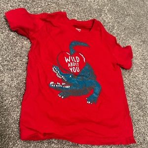 Valentines Alligator shirt